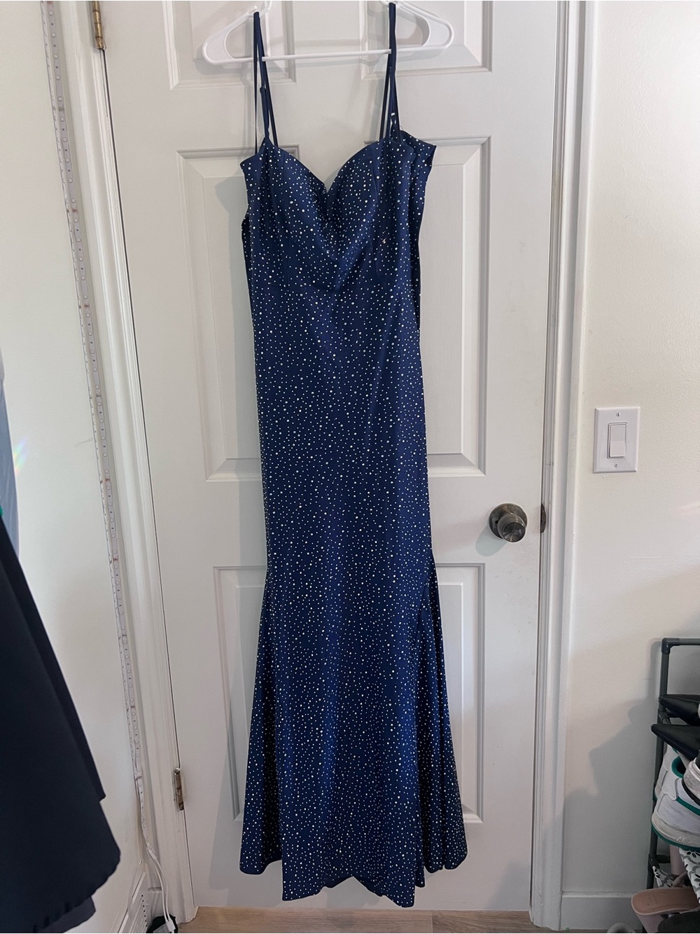 Navy Midnight Mermaid Maxi Dress